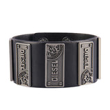 2019 Punk Black Brown PU Leather Bracelets Men Women Fashion Braid Stainless Steel Magnetic Clasp Wristband Bracelets Bangles