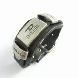 2019 Punk Black Brown PU Leather Bracelets Men Women Fashion Braid Stainless Steel Magnetic Clasp Wristband Bracelets Bangles