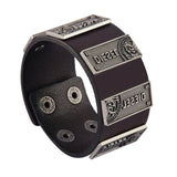 2019 Punk Black Brown PU Leather Bracelets Men Women Fashion Braid Stainless Steel Magnetic Clasp Wristband Bracelets Bangles