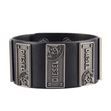 2019 Punk Black Brown PU Leather Bracelets Men Women Fashion Braid Stainless Steel Magnetic Clasp Wristband Bracelets Bangles